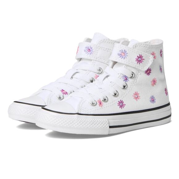 Converse Other - NWT Converse Chuck Taylor All Star Little Kid Floral - White/Jellyfish - size 3